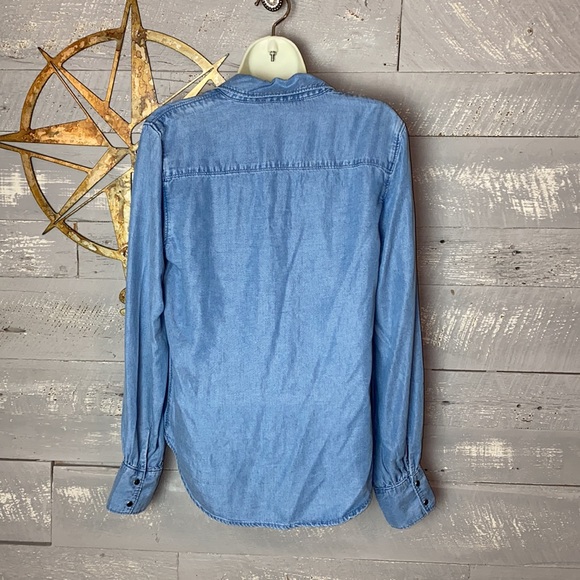 Paige denim collared snap down top - Picture 12 of 12